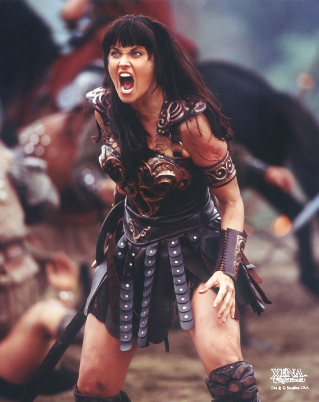 Lucy Lawless Xena workout